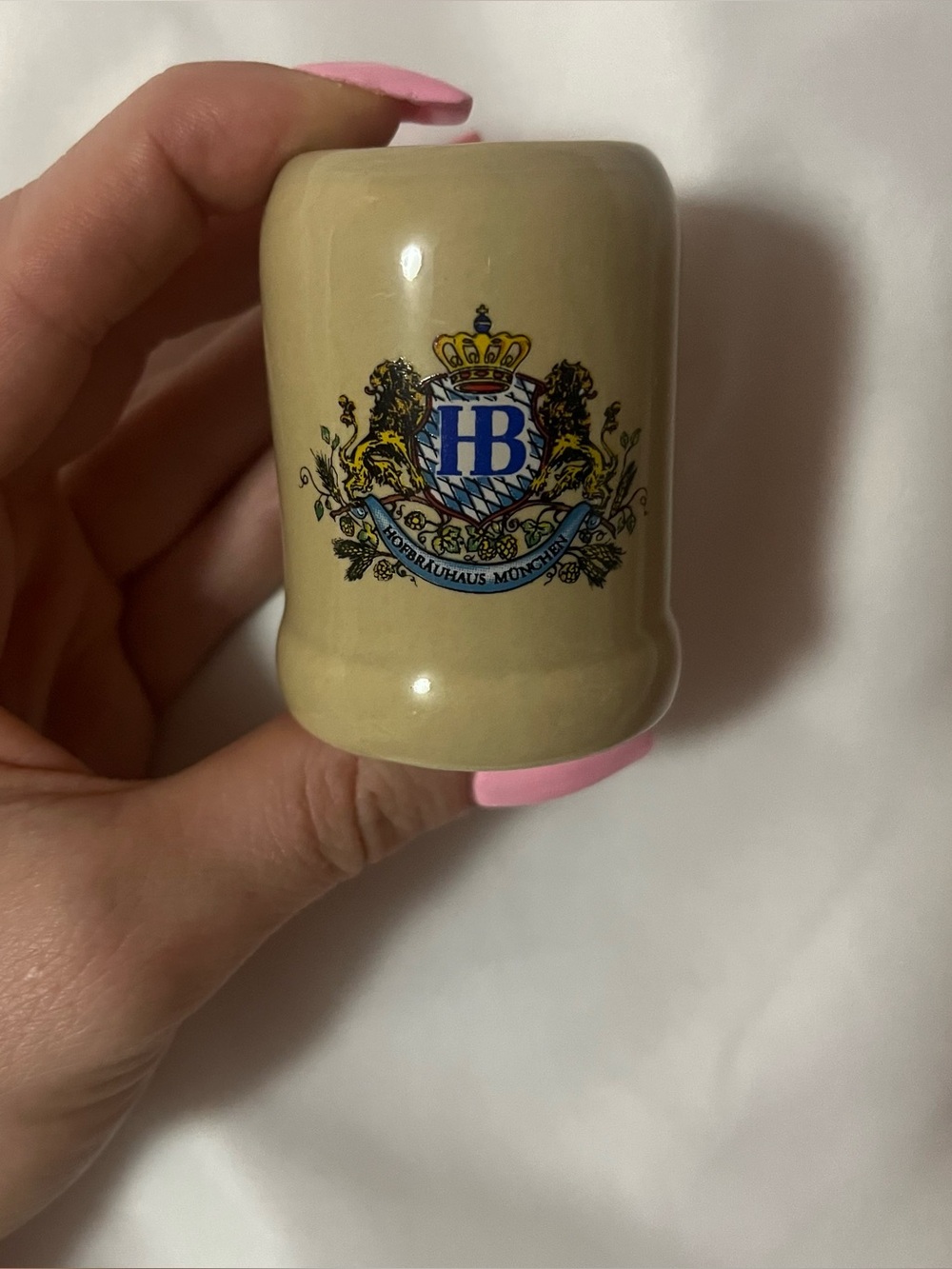 Hofbräuhaus München Mini Stein Shot Glass Munich, Germany